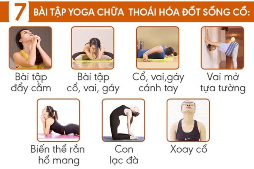 7 bài tập yoga có tác động sâu đến cột sống cổ, được rất nhiều bệnh nhân tin tưởng và áp dụng