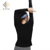 Set Đồ Tập Gym Yoga Nữ Áo Đen Tay Dài Quần Dài Xám OPY95