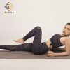 Set Đồ Tập Gym Yoga Nữ Áo Bra Quần Dài Kim Tuyến Cách Điệu OPY131